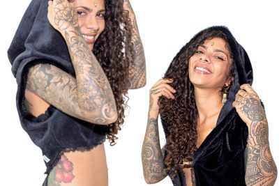 colete dupla face som capuz