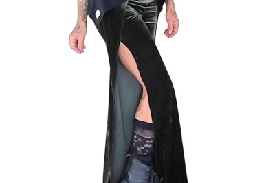 Calça Pantalona Veludo Cristal