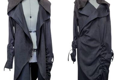 Casaco capa com capuz